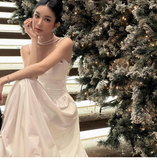 Elegant Sweetheart Prom Dress A-Line Spaghetti Strap Evening Gown Party Dress Long Formal Dress HZ1024