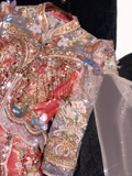 Gorgeous Shiny Beaded Exquisite Embroidery 3D Butterflies Mermaid Floor-length Evening Dress Prom Dresses HZ1024