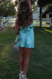 Chic Strapless Sweetheart Backless Sheath Sleeveless Short Party Dress Homecoming Dress HZ1024