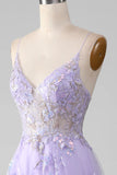 A-Line Sequins Prom Dress with Embroidery HZ1024