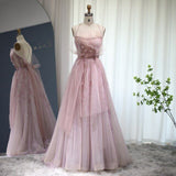 Spaghetti Straps Backless Formal Prom Dresses for Wedding Party HZ1024