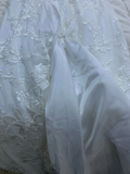 Exquisite Mermaid Off-the-shoulder Applique Beaded Backless Wedding Dress HZ1024