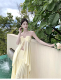 Simple Fashion Navel Design Casual Halter Dress HZ1024