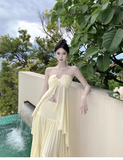 Simple Fashion Navel Design Casual Halter Dress HZ1024