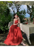 New Elegant Women Sexy Backless Beach Spaghetti Strap Dress HZ1024