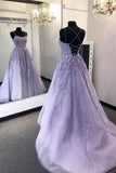 Purple Lace Prom Dress Evening Gown Graduation Party Dress Formal Dress Dresses For Prom HZ1024
