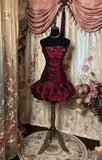 New Fashion Sheath Strapless Burgundy Mini Dresses Homecoming Dress HZ1024